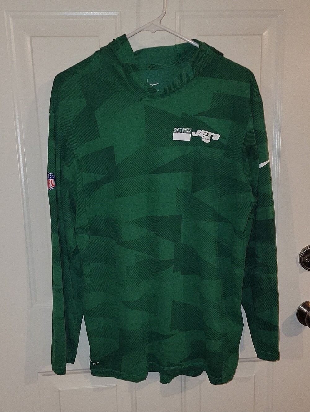 Nike Green New York Jets Long-Sleeve Tee